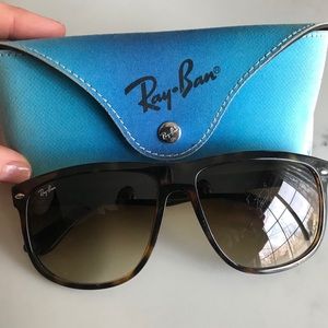 RAYBAN BOYFRIEND FLAT TOP SUNGLASSES